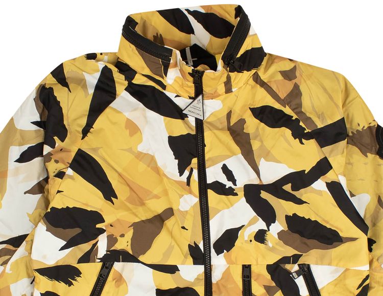 Moncler Camouflage Zip Up Jacket Multicolor