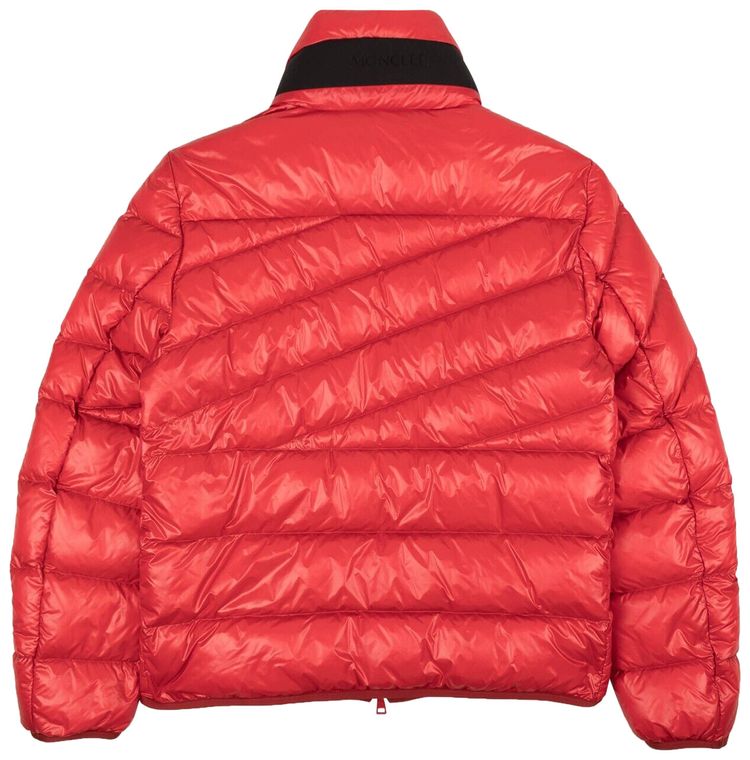 Moncler Hanin Short Down Puffer Jacket Red