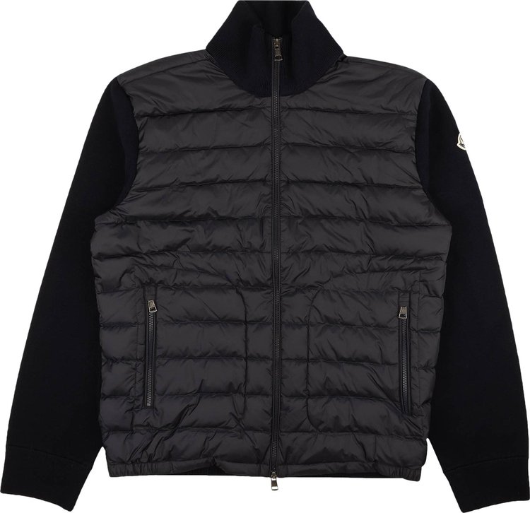 Buy Moncler Tricot Down Filled Jacket 'Blue' - G20919B50700A9341 777 | GOAT