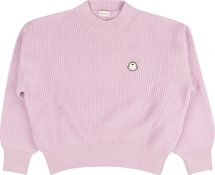 Moncler Wisteria Rib Knit Wool Sweater 'Purple'