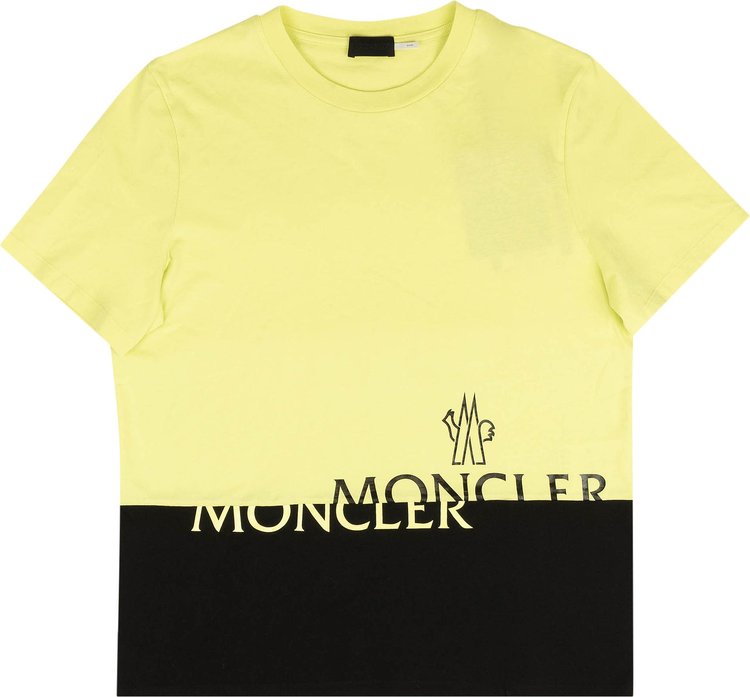 Moncler Maglia Color Blocl Short-Sleeve T-Shirt 'Yellow'