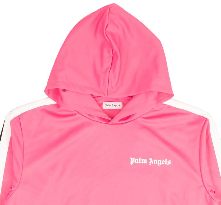Palm Angels Zip Up Track Hoodie Pink