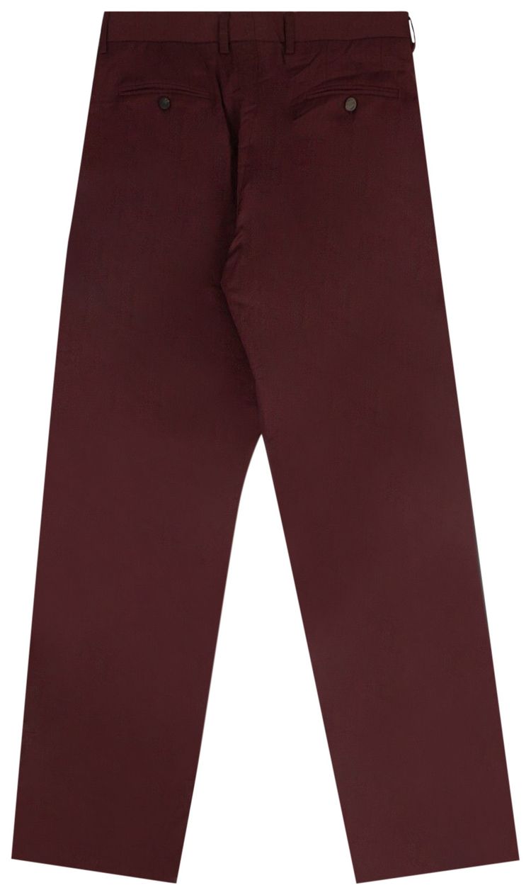 Off White Oversized Suit Pants Red