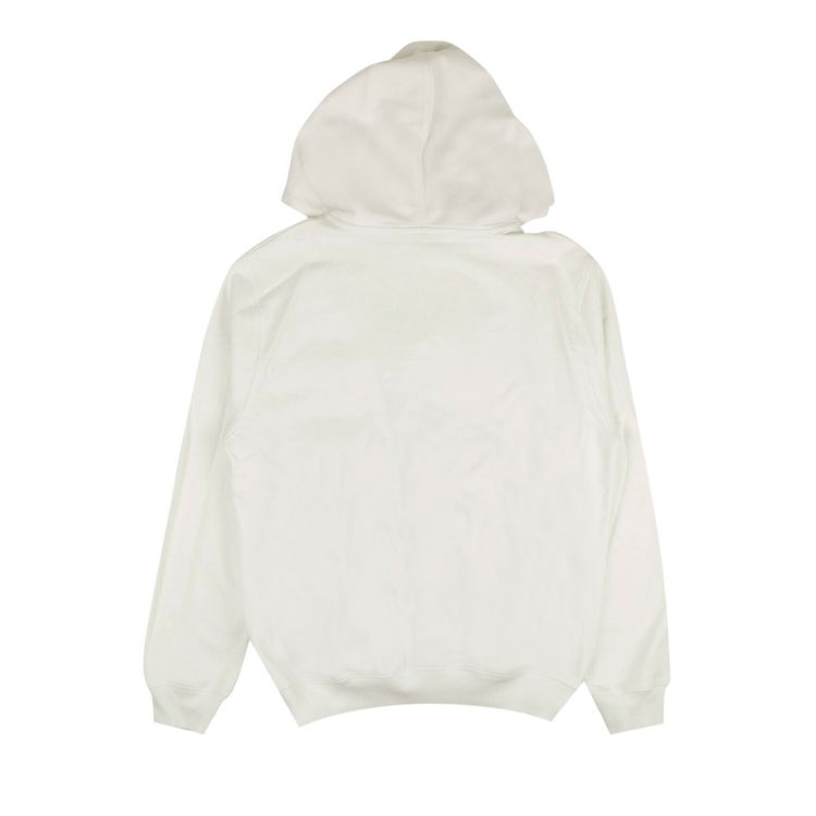 Off White Cards Logo Hoodie White