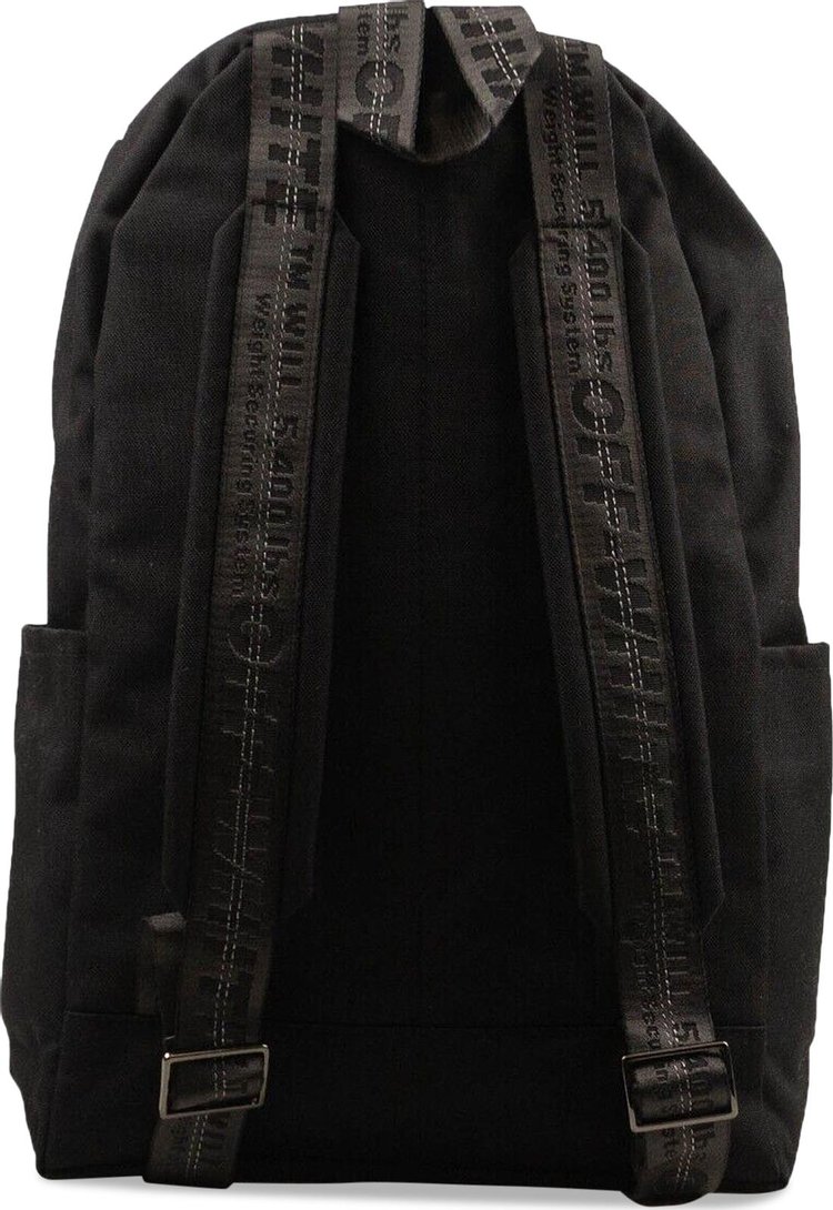 Off White Quote Backpack Black