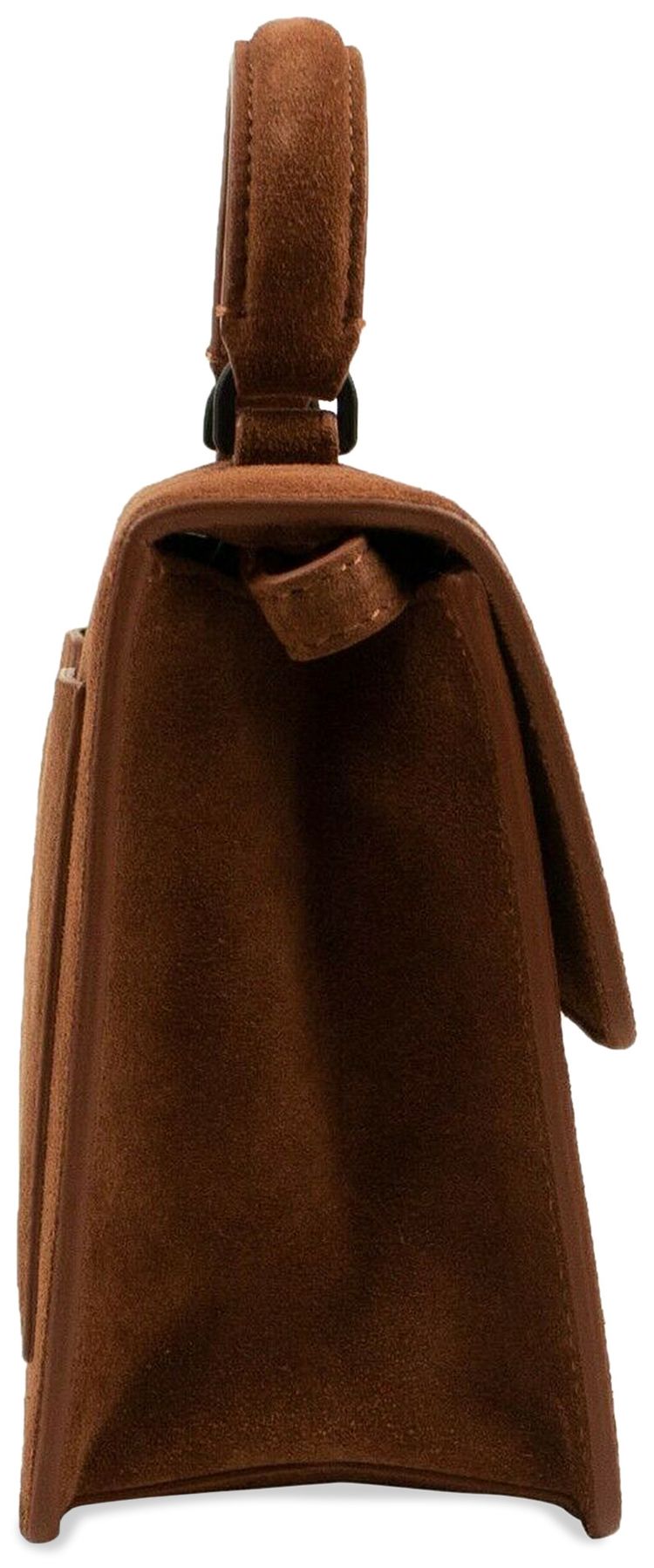 Off White Mattone Suede Jitney Bag Brown