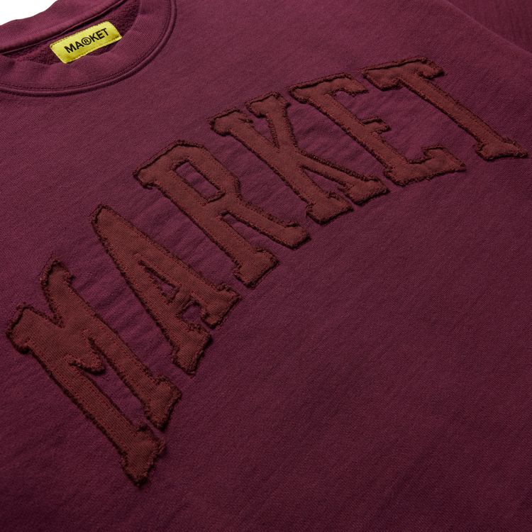 Market Vintage Wash Crewneck Crimson