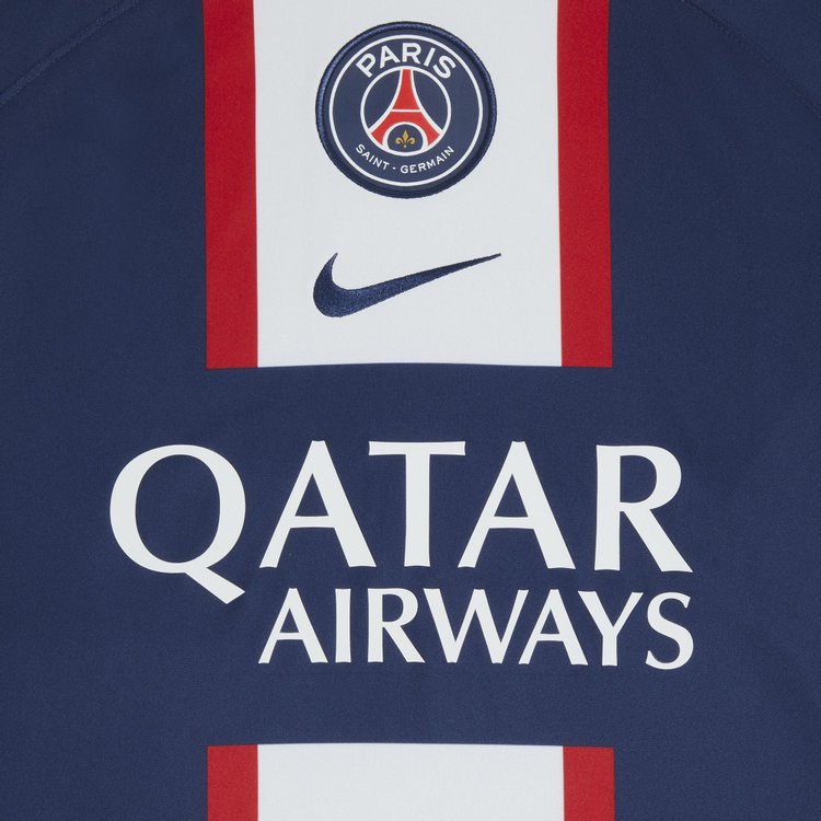 Nike Paris Saint Germain Stadium Home Dri FIT Soccer Jersey Midnight NavyWhite