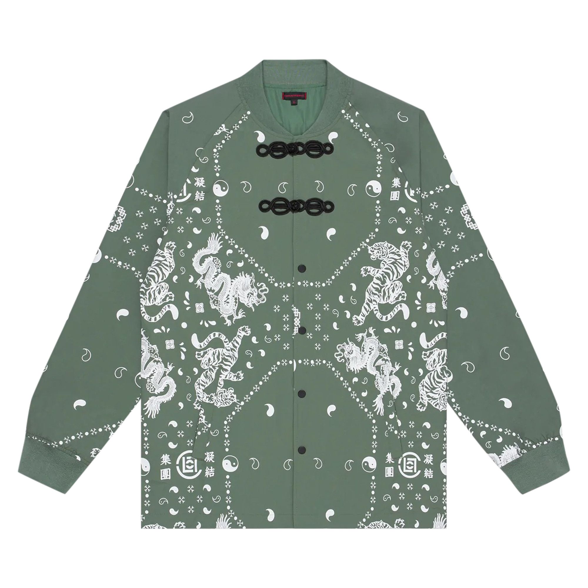 Buy CLOT Chinese Jacket 'Olive' - CLJK22S40014 OLIV | GOAT