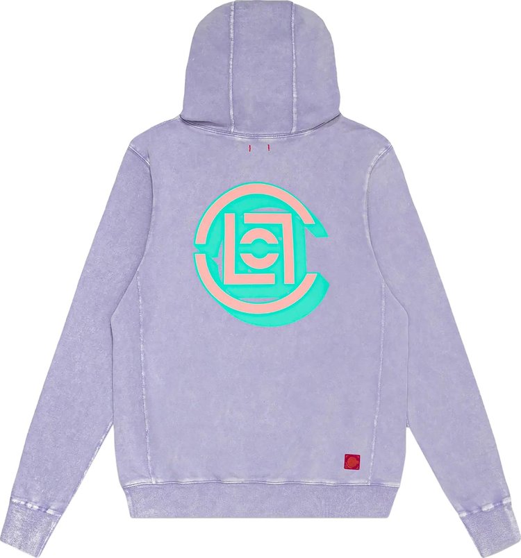 CLOT Shadow Logo Hoodie Purple