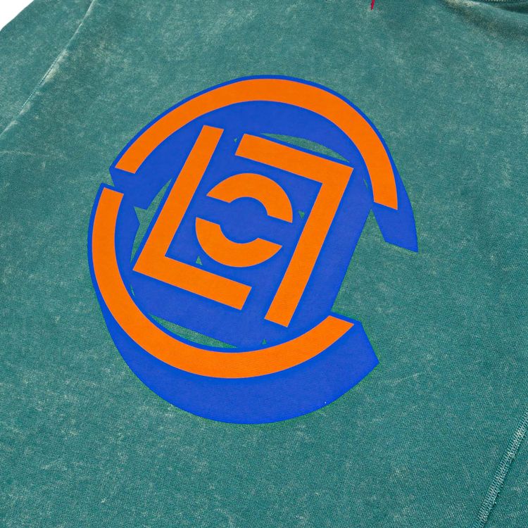 CLOT Shadow Logo Hoodie Green