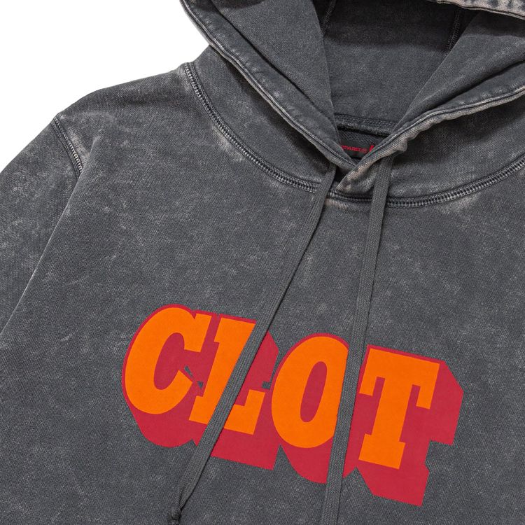 CLOT Shadow Logo Hoodie Black