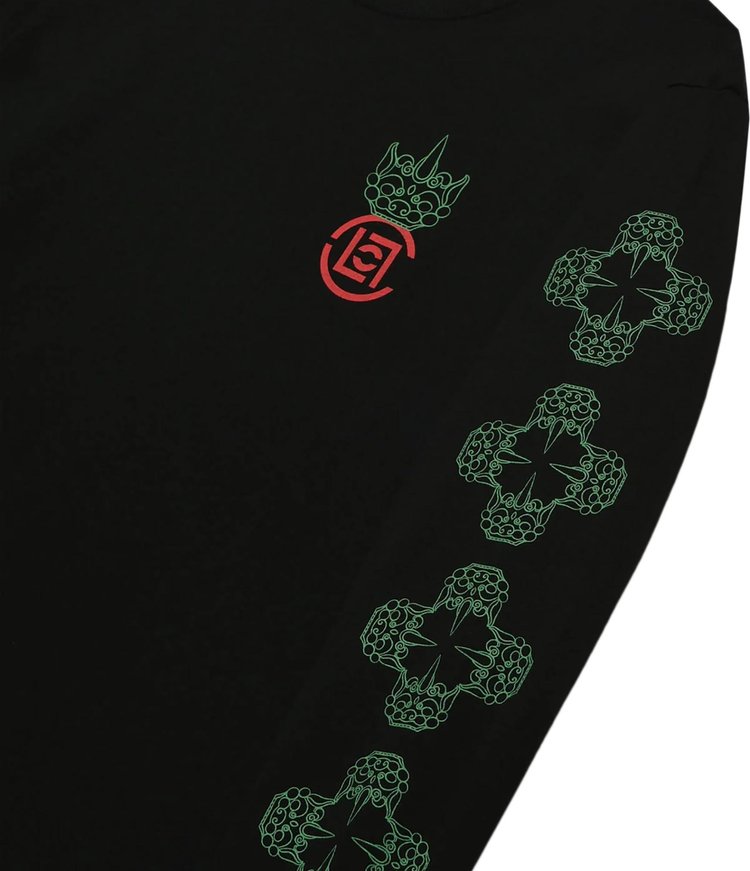 CLOT Lion Rock Long Sleeve Tee Black