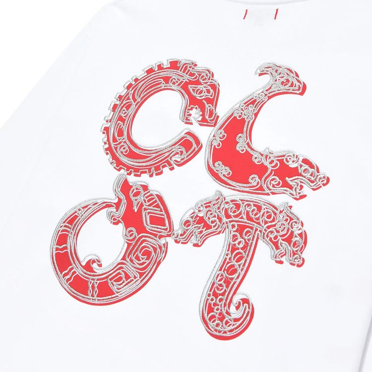 CLOT Tribal Long Sleeve Tee White