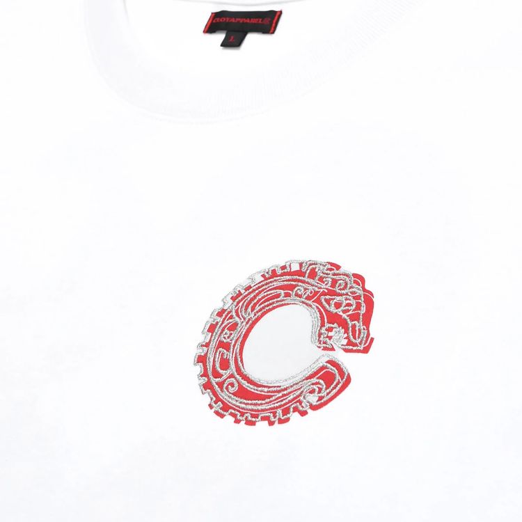 CLOT Tribal Long Sleeve Tee White