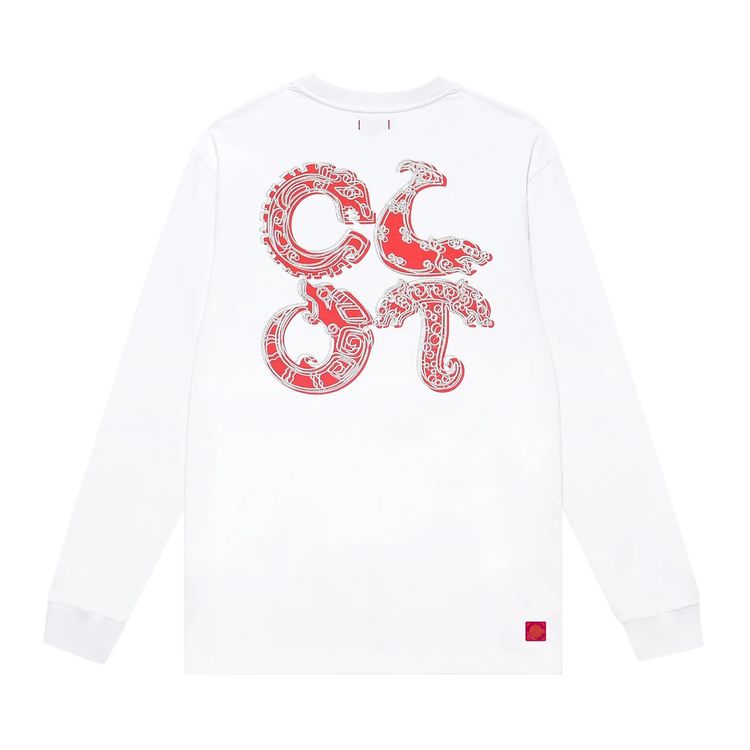CLOT Tribal Long Sleeve Tee White