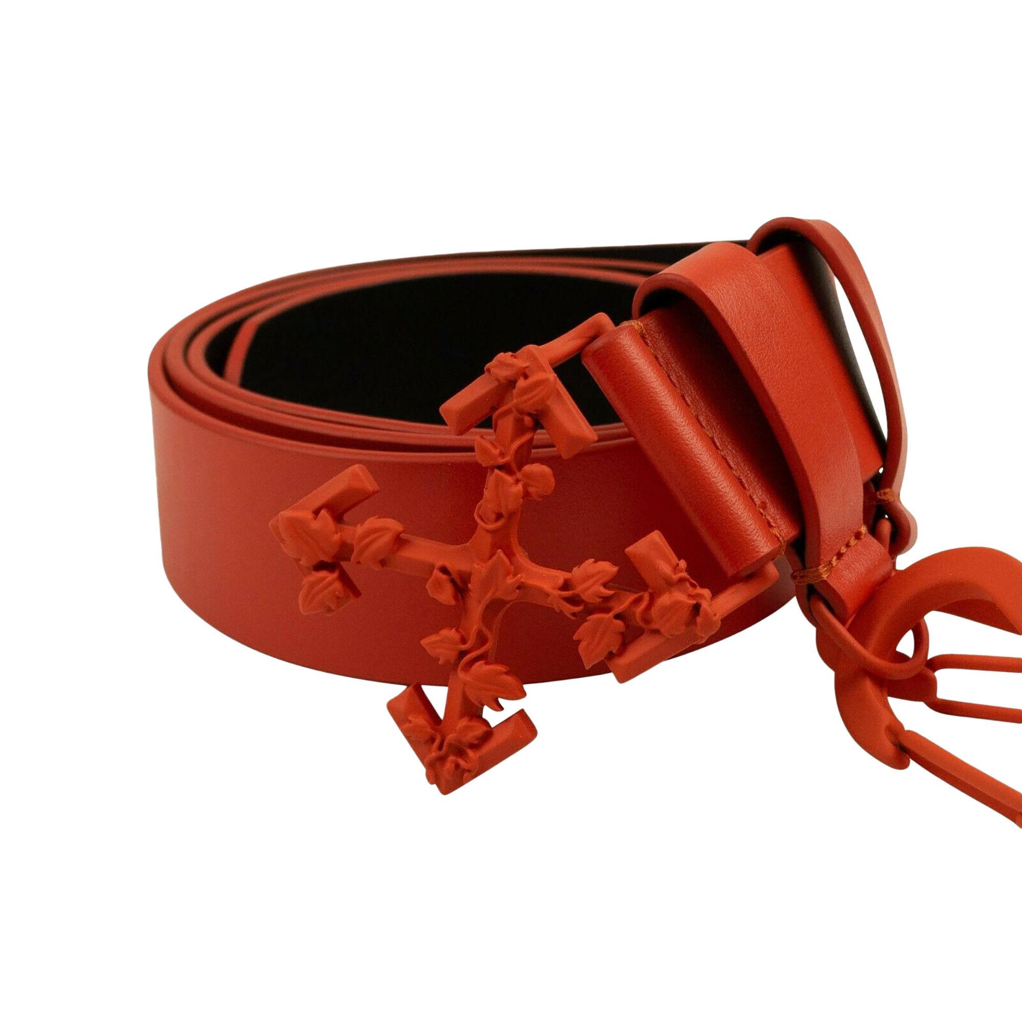 Ceinture off white orange shop