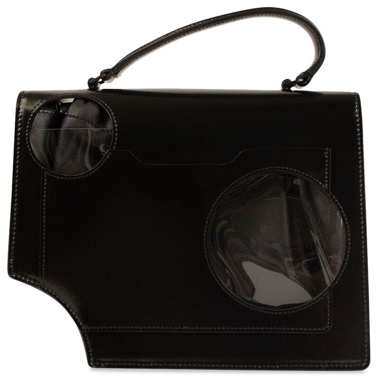 Off White Jitney 28 Meteor Flap Bag Black