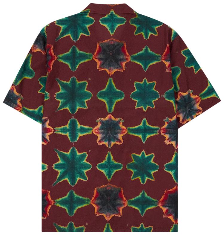 Pleasures Sulfur Short Sleeve Button Up Red