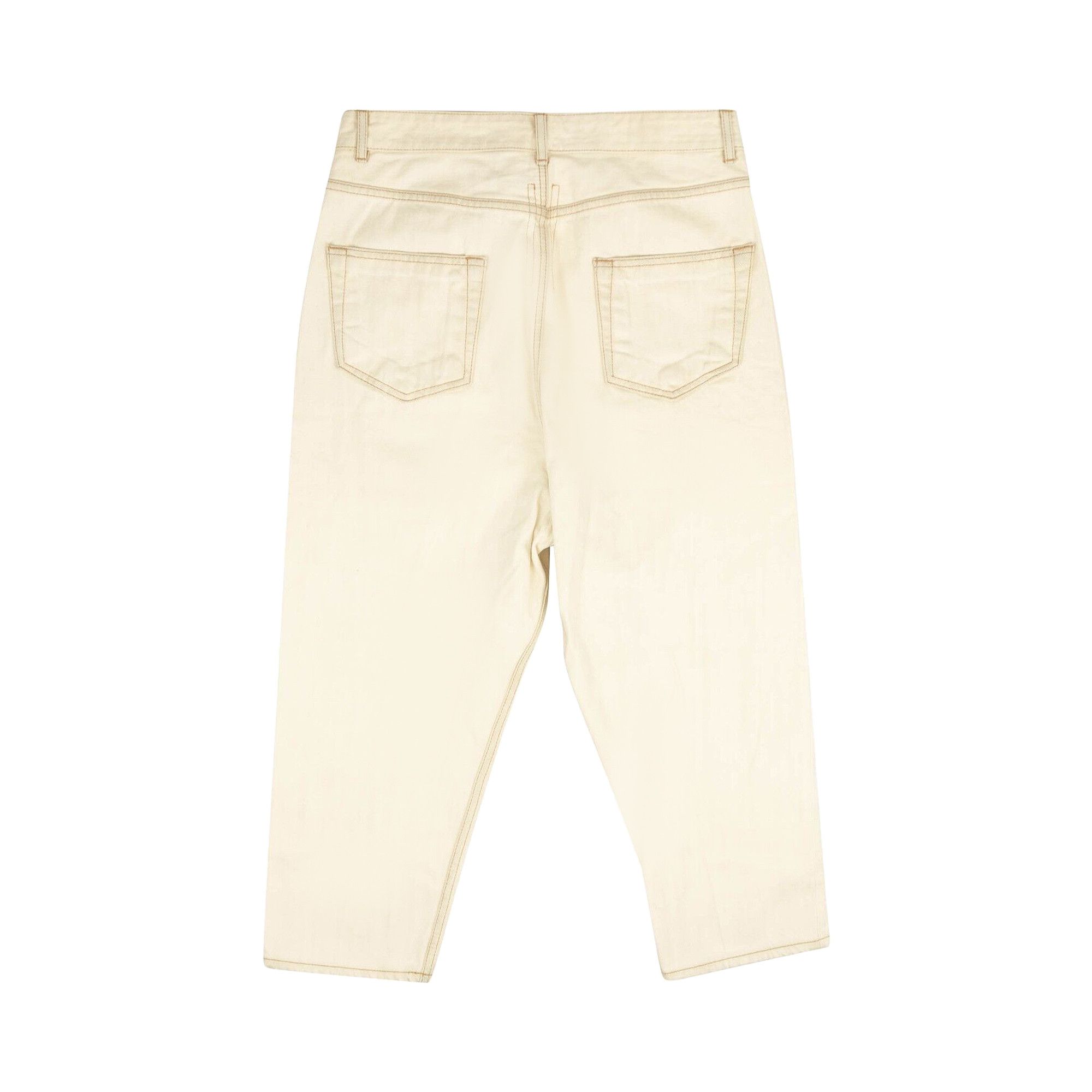 Buy Rick Owens DRKSHDW Collapse Cut Denim Pants 'White