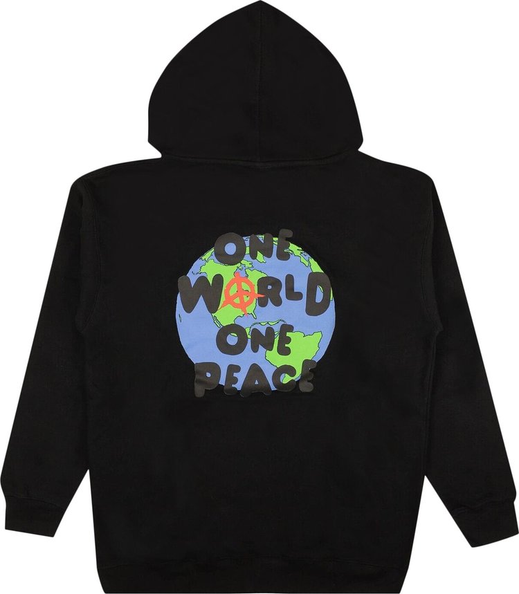 Kids of Immigrants One World One Peace Hoodie Black