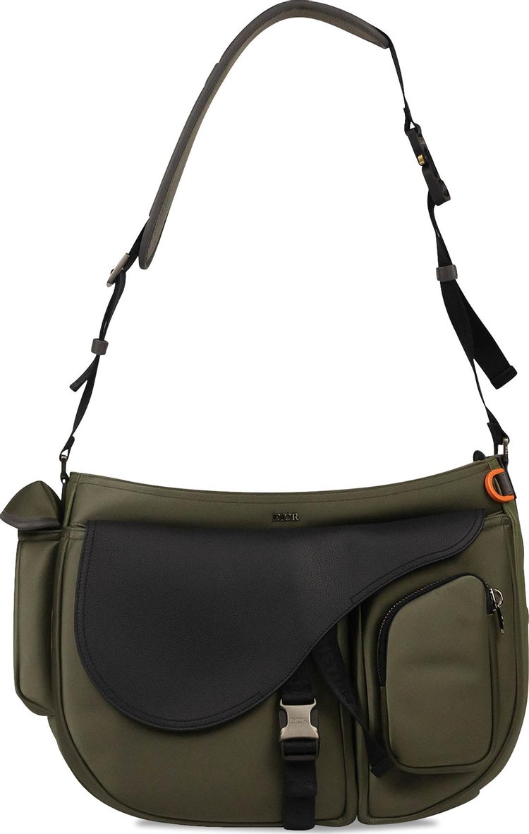 Dior Leather Saddle Soft Bag 'Green'