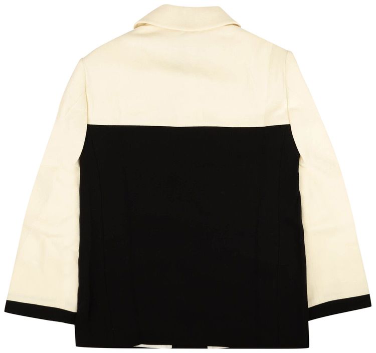 Casablanca Amirale Wool Jacket White Black