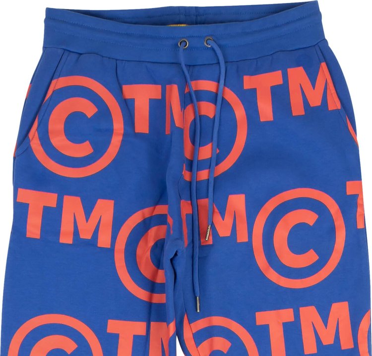 Chinatown Market Trademark Logo Sweatpants Blue