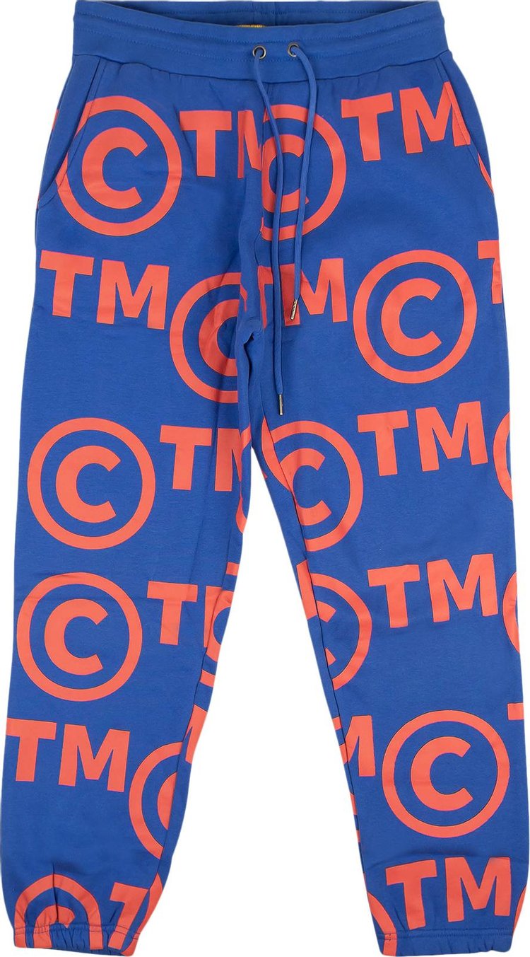 Chinatown Market Trademark Logo Sweatpants Blue