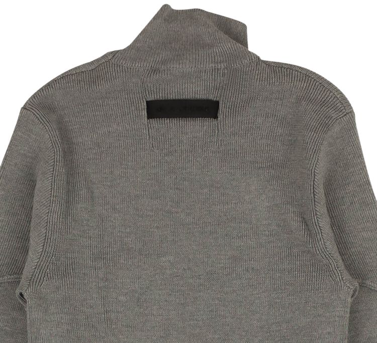 1017 ALYX 9SM Ribbed Inside Out Turtleneck Wool Sweater Grey
