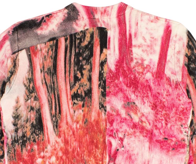 Who Decides War Internal Inversion Knit Crew Sweater Pink