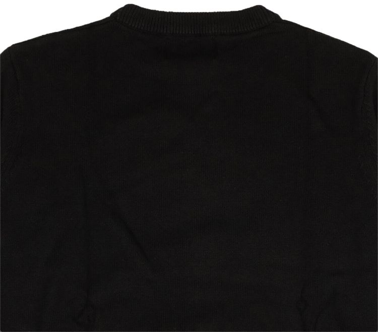 Who Decides War Equals Knit Crewneck Black