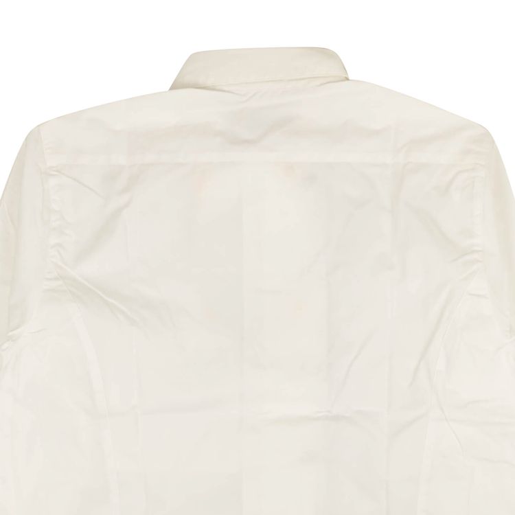 Pyer Moss Snap Long Sleeve Button Down Shirt White