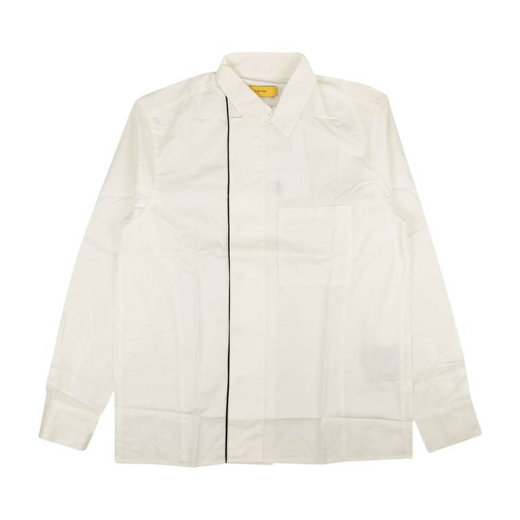 Pyer Moss Snap Long Sleeve Button Down Shirt White