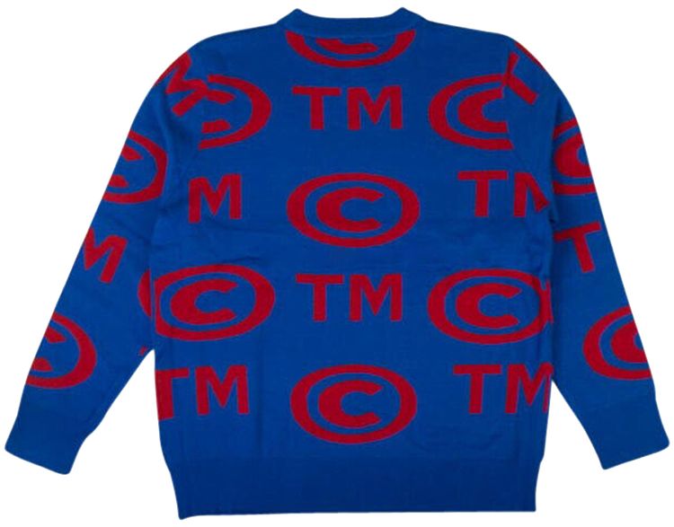 Chinatown Market Knit Trade Mark Sweater Blue