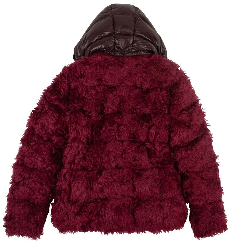 Moncler Hooded Down Jacket Red