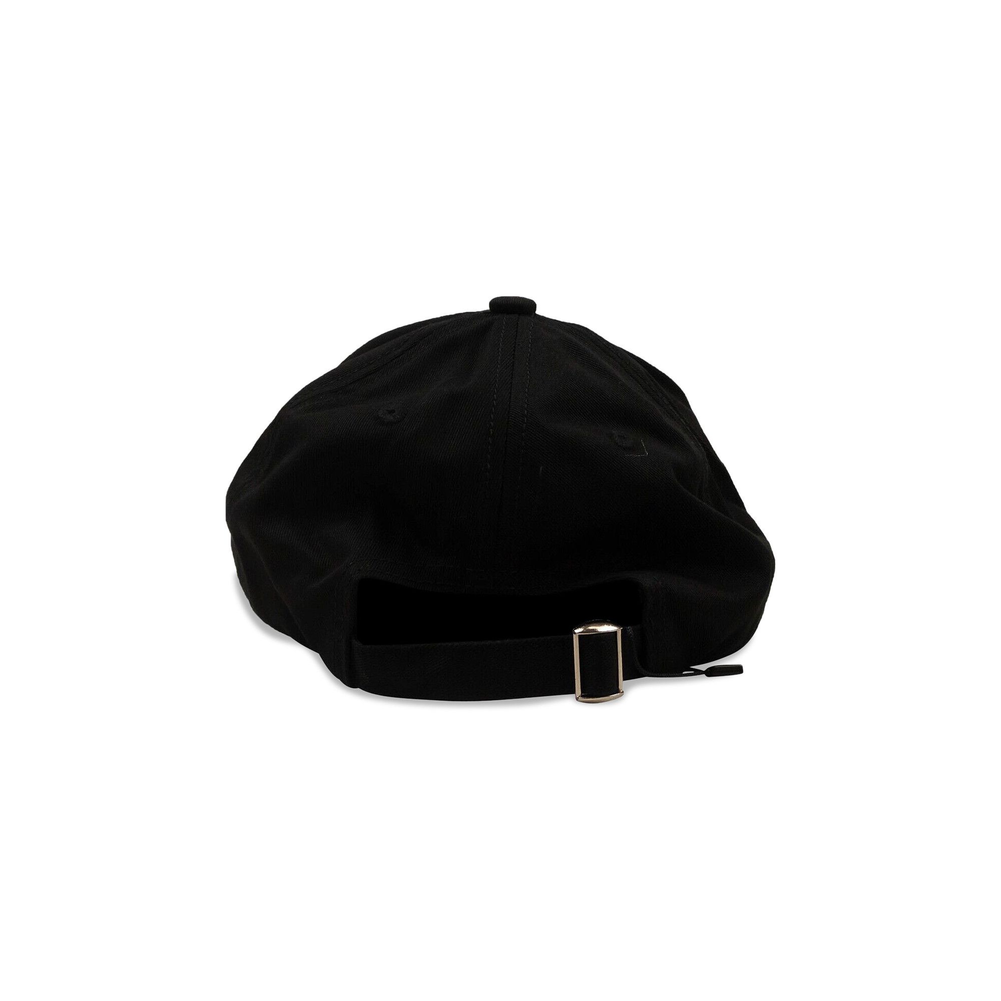 Buy Raf Simons Printed Flap Baseball Cap 'Black' - 2A01 907
