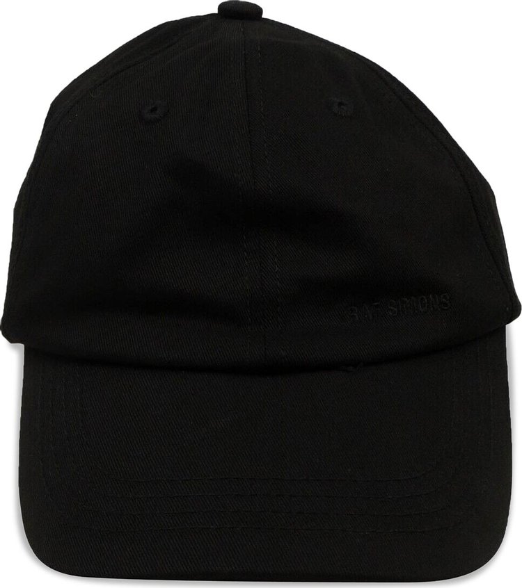 Raf Simons Printed Flap Baseball Cap 'Black'