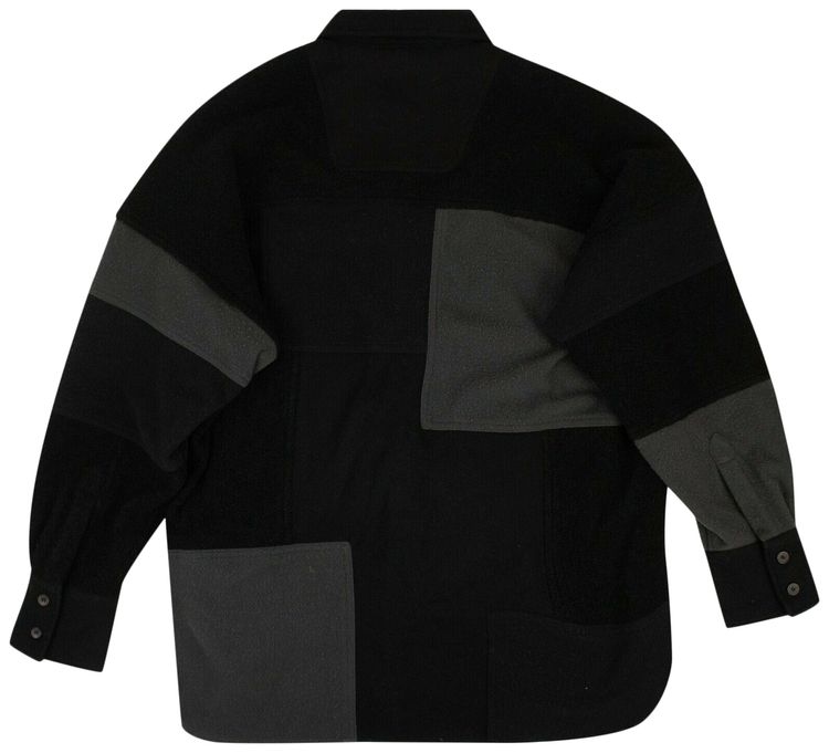Ambush Patchwork Shirt BlackGrey