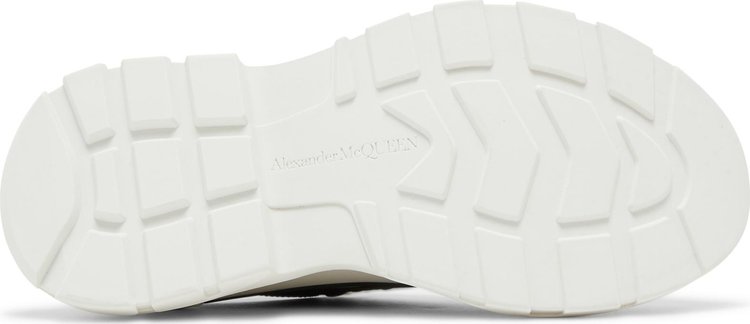 Alexander McQueen Wmns Tread Slick Lace Up Black White