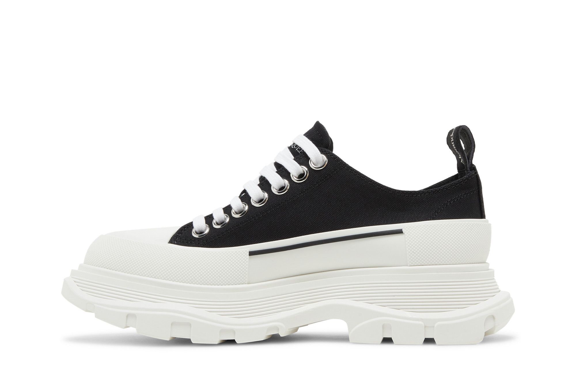 スニーカー ALEXANDER MCQUEEN Women Sneakers 697072 W4AAQ 1070 BLACK Buy Alexander McQueen Wmns Tread Slick Lace Up 'Black White