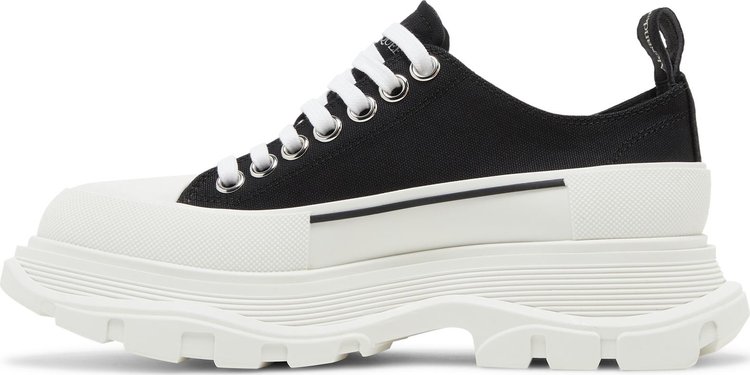 Alexander McQueen Wmns Tread Slick Lace Up Black White