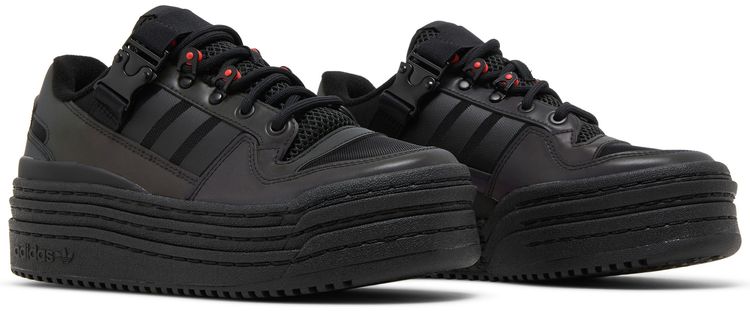 Adidas Wmns Triple Platforum Low Black Iridescent