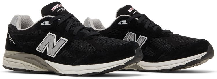 New Balance 990v3 Big Kid Black Grey