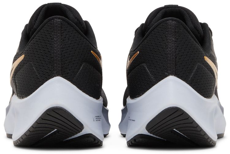 Nike Wmns Air Zoom Pegasus 38 Black Metallic Gold Coin