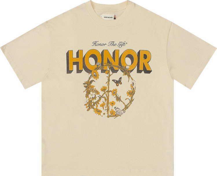 Honor the Gift Honor Peace Tee 'Cream'