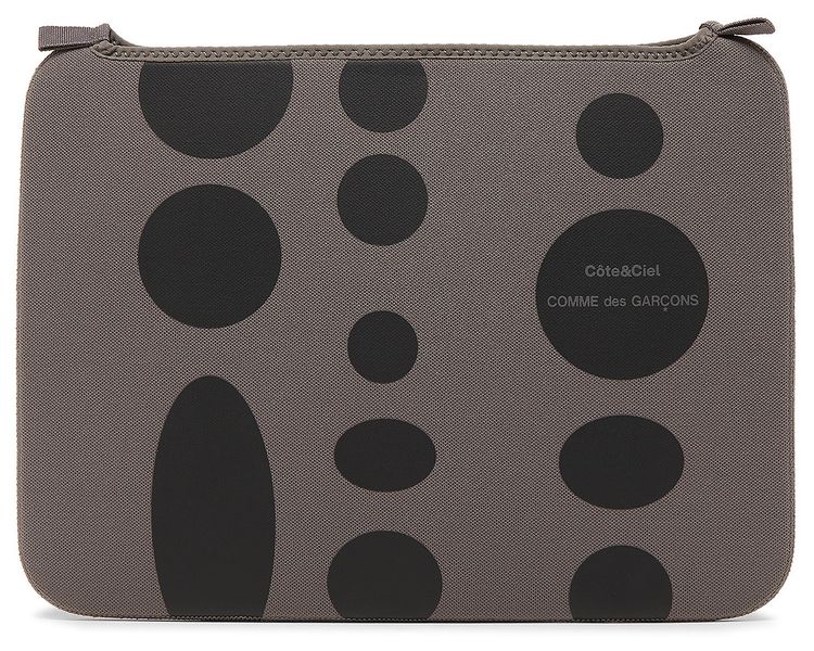 Comme des Garcons Wallet Polka Dot Wallet Grey