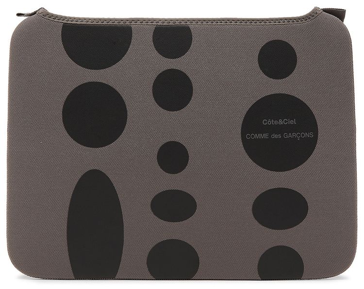 Comme des Garcons Wallet Polka Dot Wallet Grey