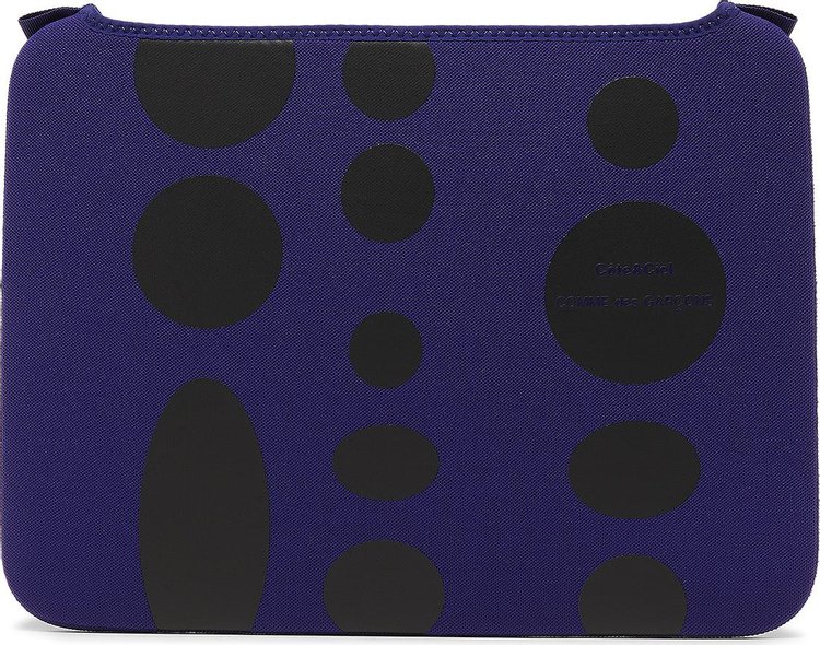 Comme des Garcons Wallet Polka Dot Wallet Blue