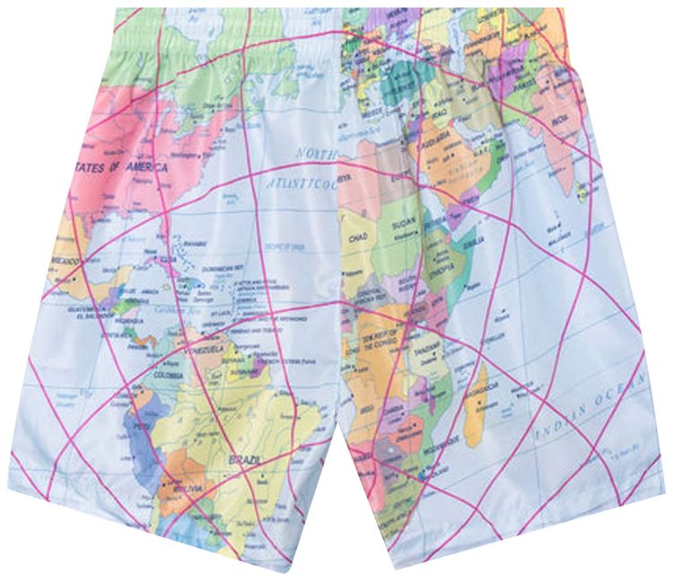 Anti Social Social Club Current Location Short Multicolor